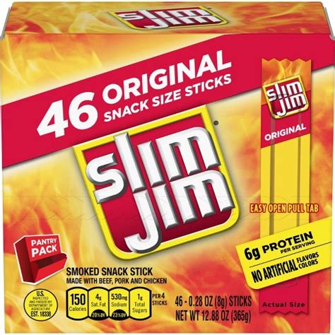 slim jim beef jerky